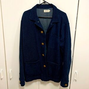 Taylor Stitch Ojai Jacket - Indigo Waffle - 44 (XL)
